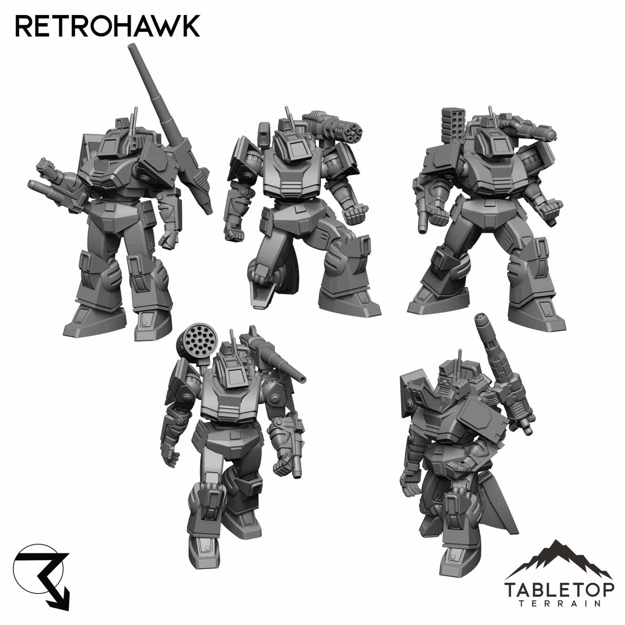 Tabletop Terrain RetroHawk - Retrotech Mecha