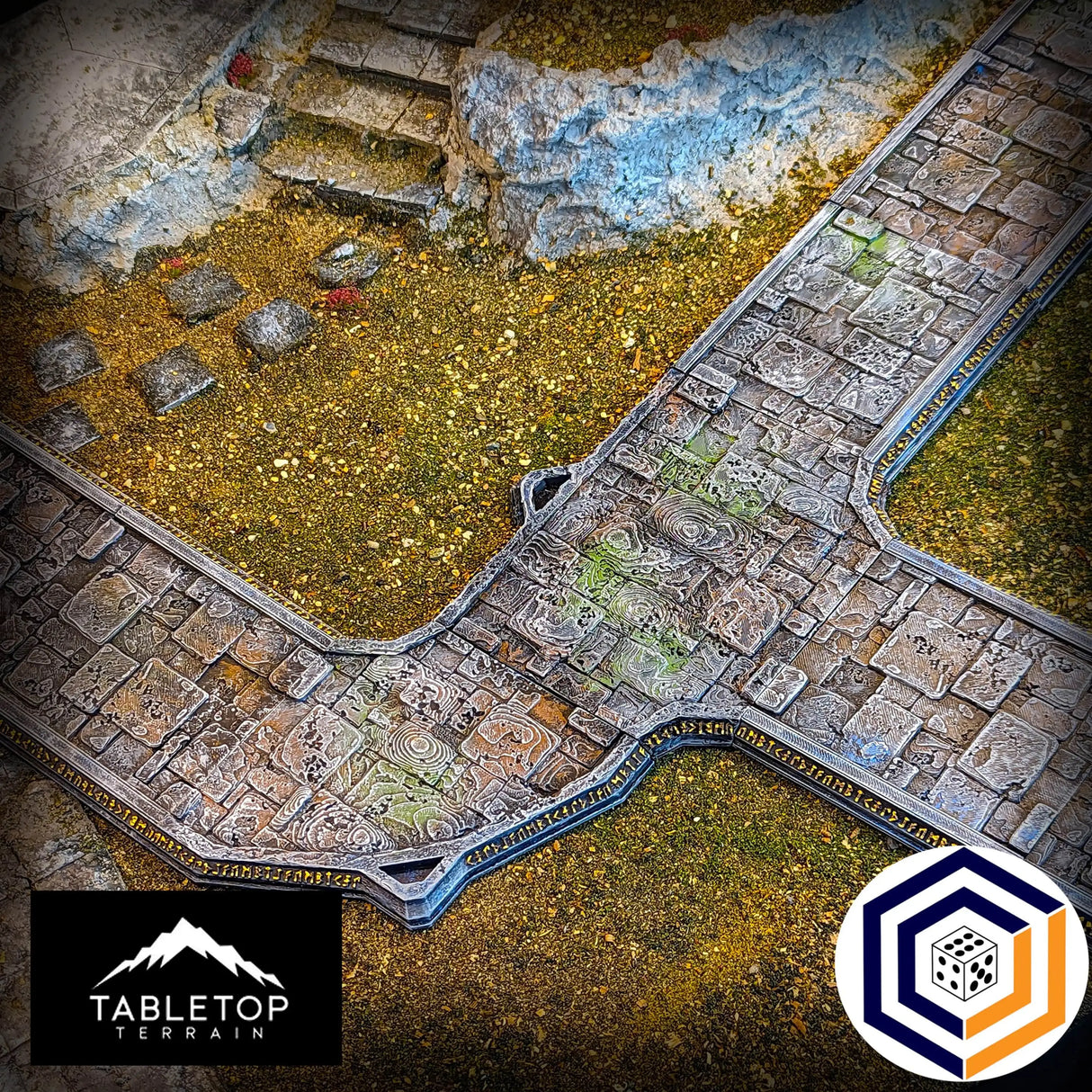Tabletop Terrain Roads Rails and Roads - Kingdom of Durak Deep