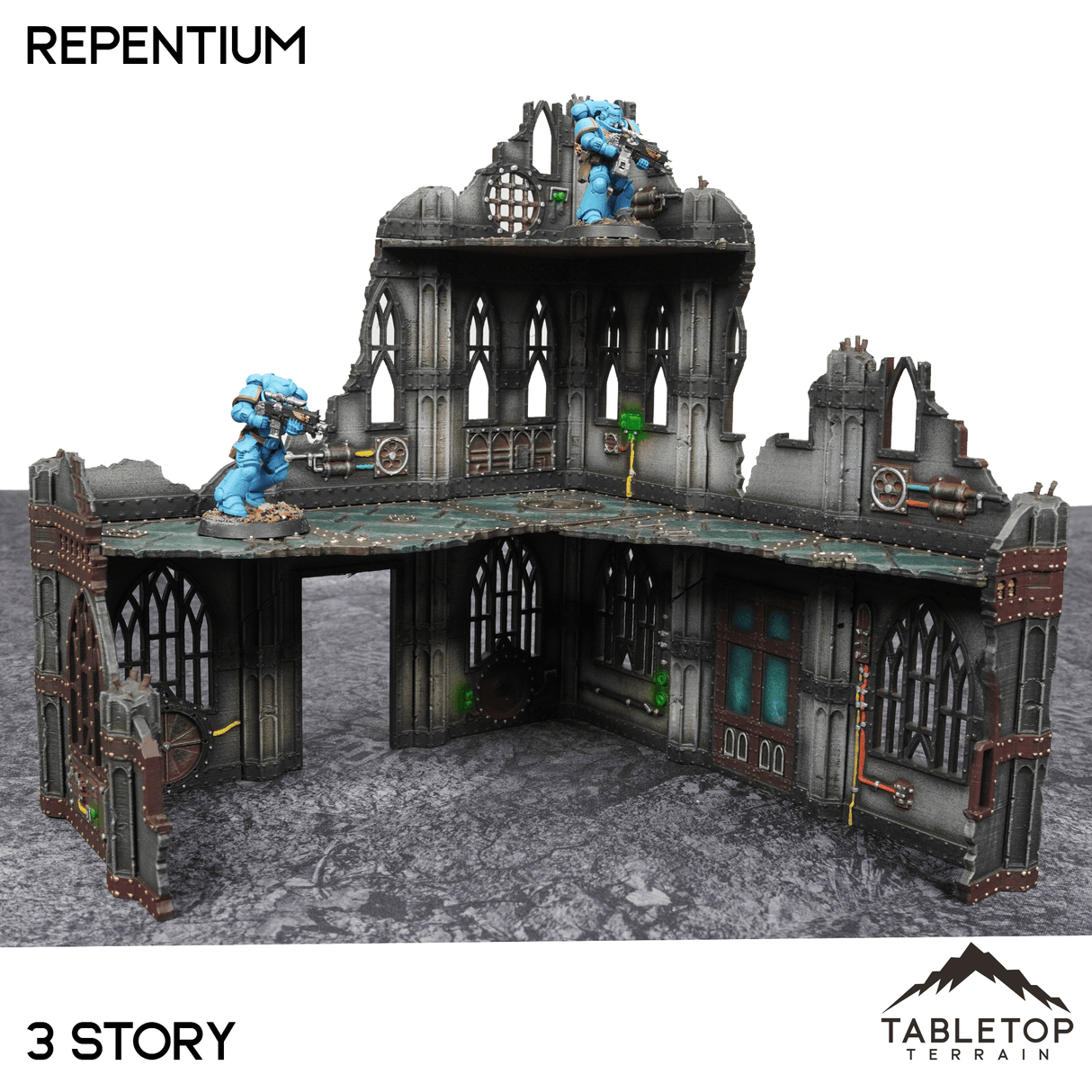 Tabletop Terrain Ruins 3 Story Ruin Repentium