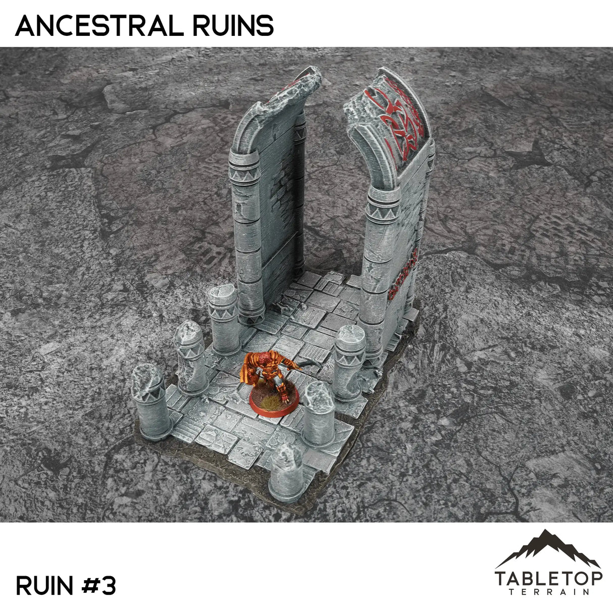 Tabletop Terrain Ruins 32mm / Ruins 3 Ancestral Ruins