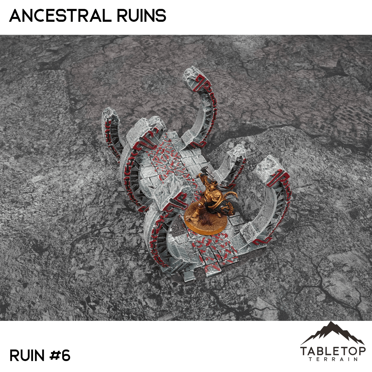 Tabletop Terrain Ruins 32mm / Ruins 6 Ancestral Ruins