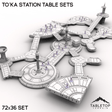 Tabletop Terrain Ruins 72x36 To'ka Station Table Sets