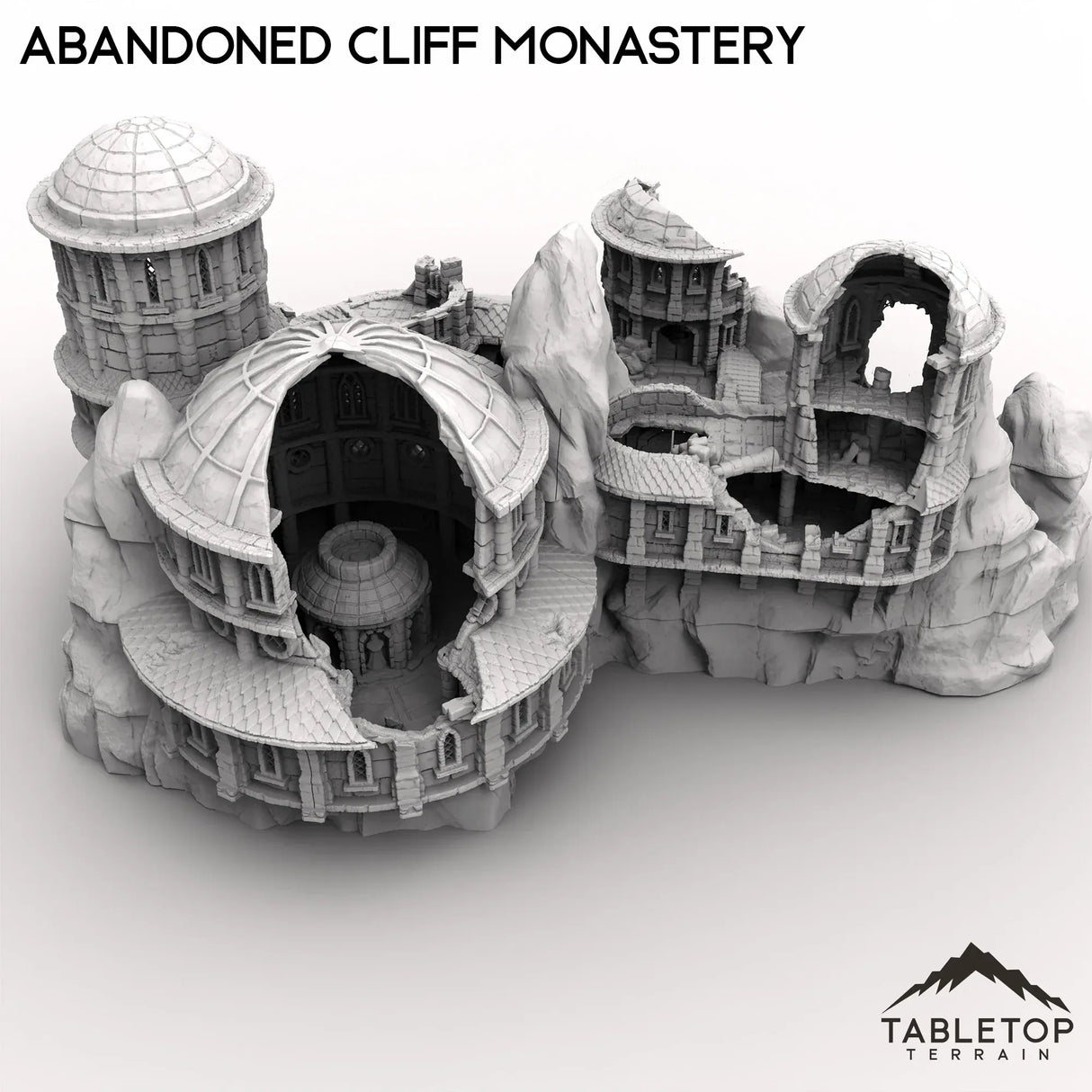 Tabletop Terrain Ruins Abandoned Cliff Monastery