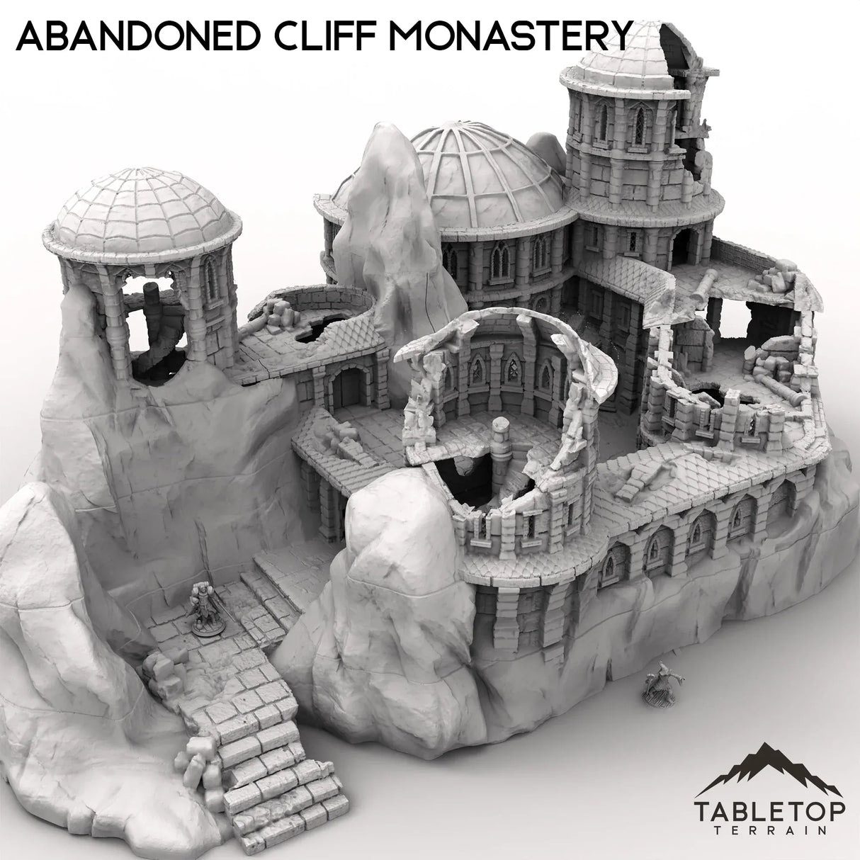 Tabletop Terrain Ruins Abandoned Cliff Monastery