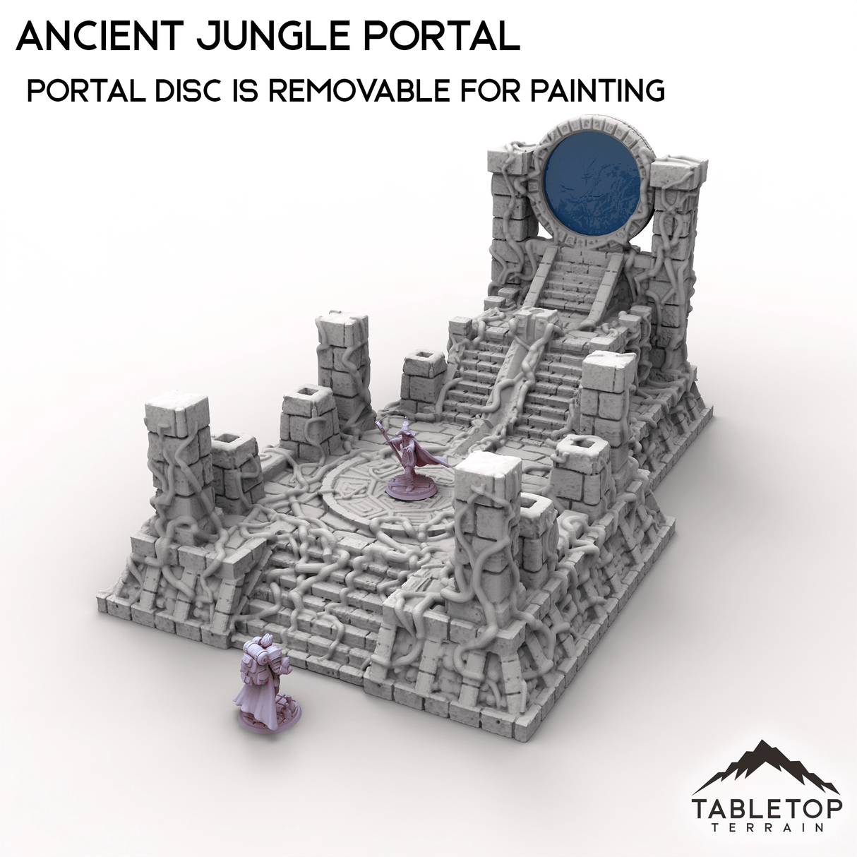 Tabletop Terrain Ruins Ancient Jungle Portal