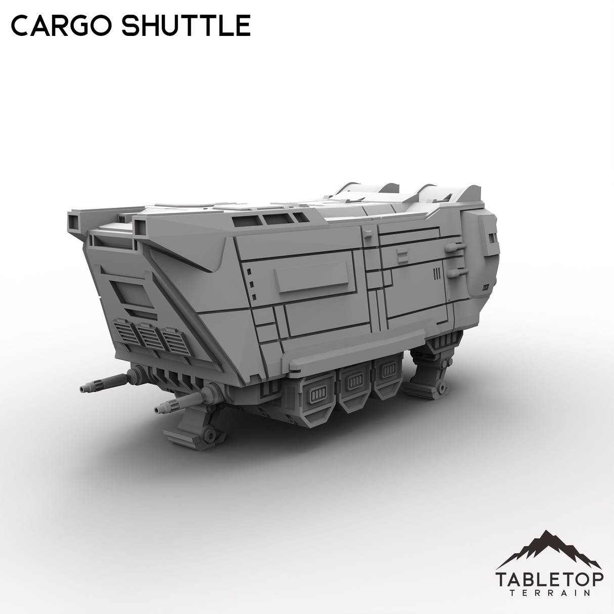 Tabletop Terrain Ruins Cargo Shuttle - To'ka Station