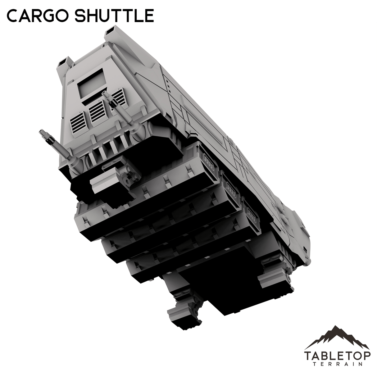 Tabletop Terrain Ruins Cargo Shuttle - To'ka Station