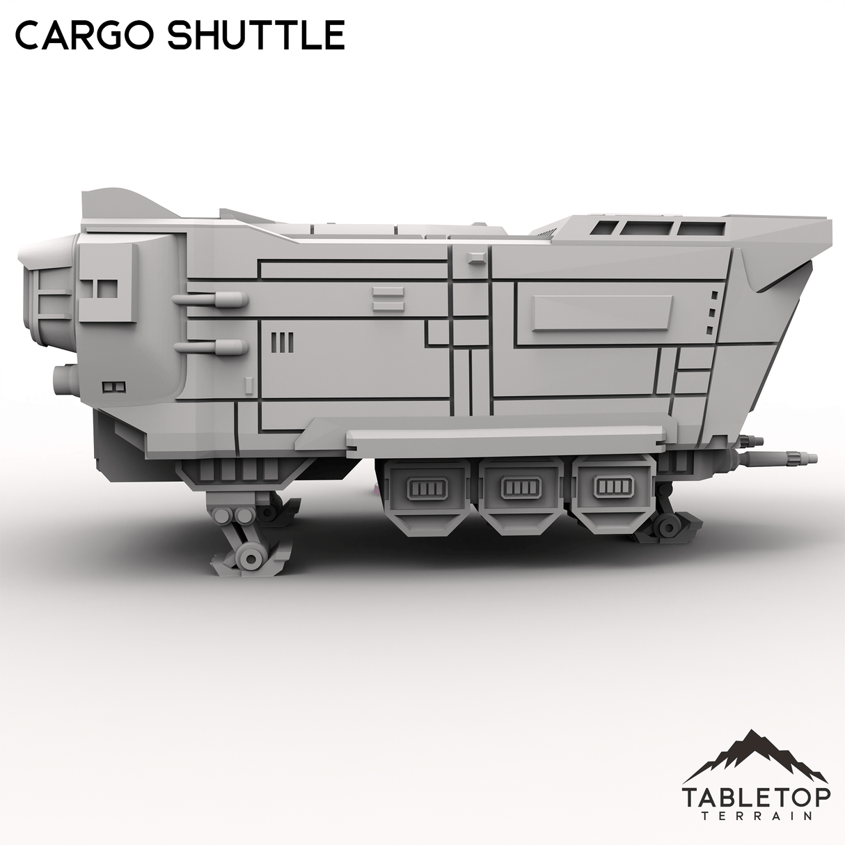Tabletop Terrain Ruins Cargo Shuttle - To'ka Station