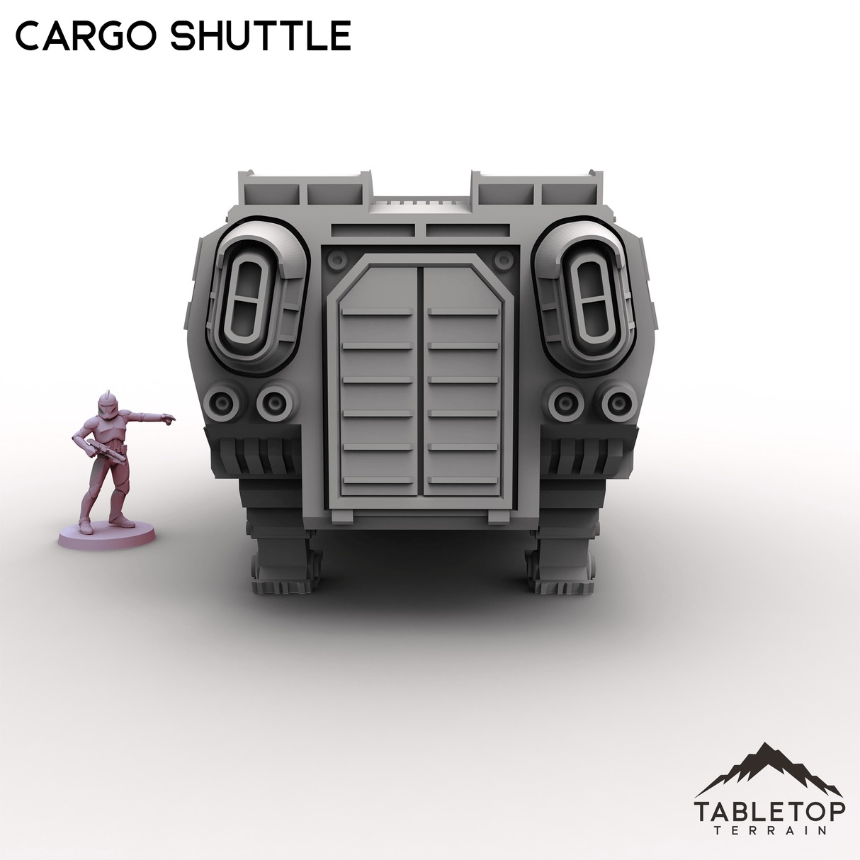 Tabletop Terrain Ruins Cargo Shuttle - To'ka Station