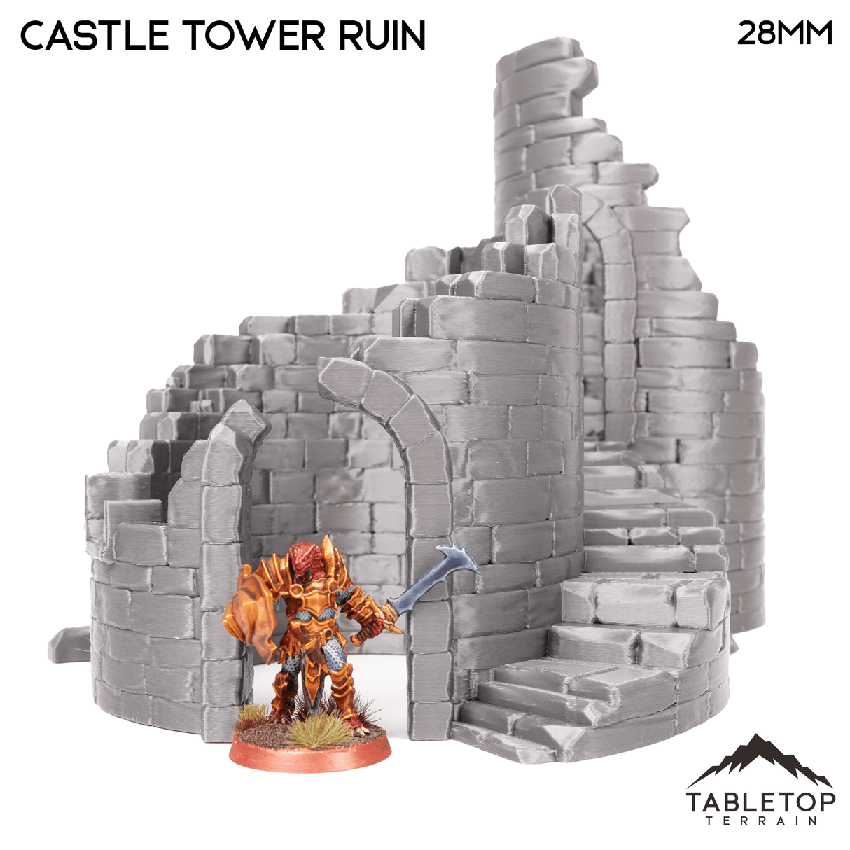 Tabletop Terrain Ruins Castle Tower Ruin