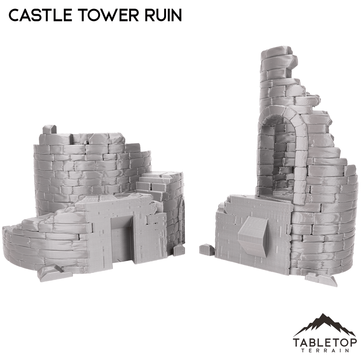 Tabletop Terrain Ruins Castle Tower Ruin