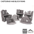 Tabletop Terrain Ruins Castograd Hab Block Ruins