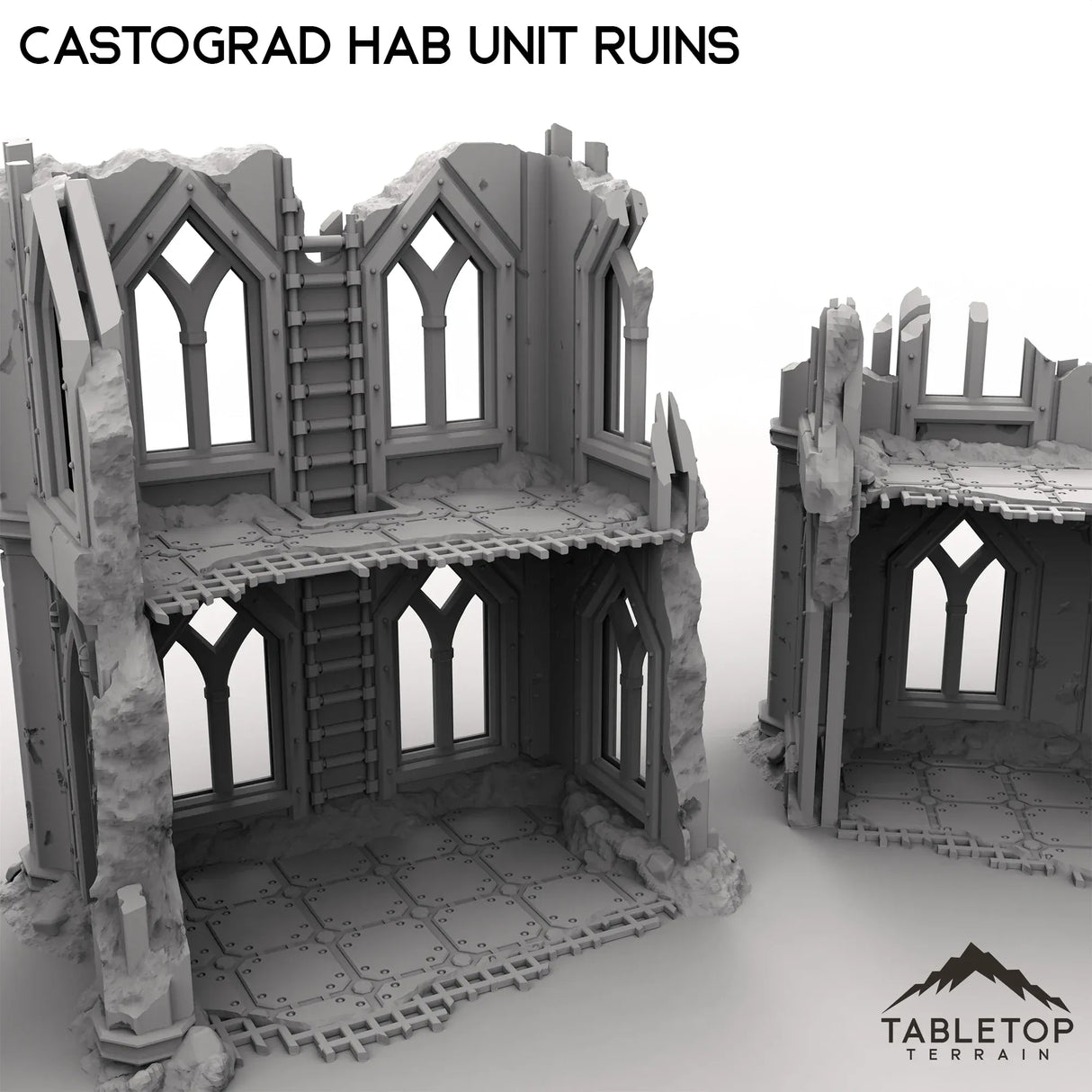 Tabletop Terrain Ruins Castograd Hab Unit Ruins