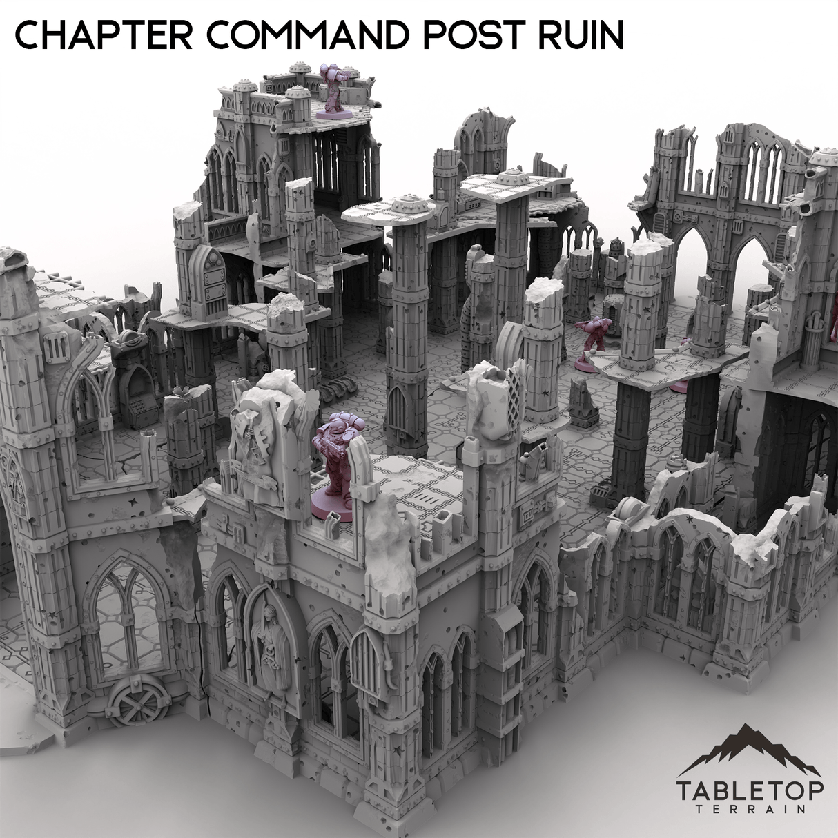 Tabletop Terrain Ruins Chapter Command Post Ruin