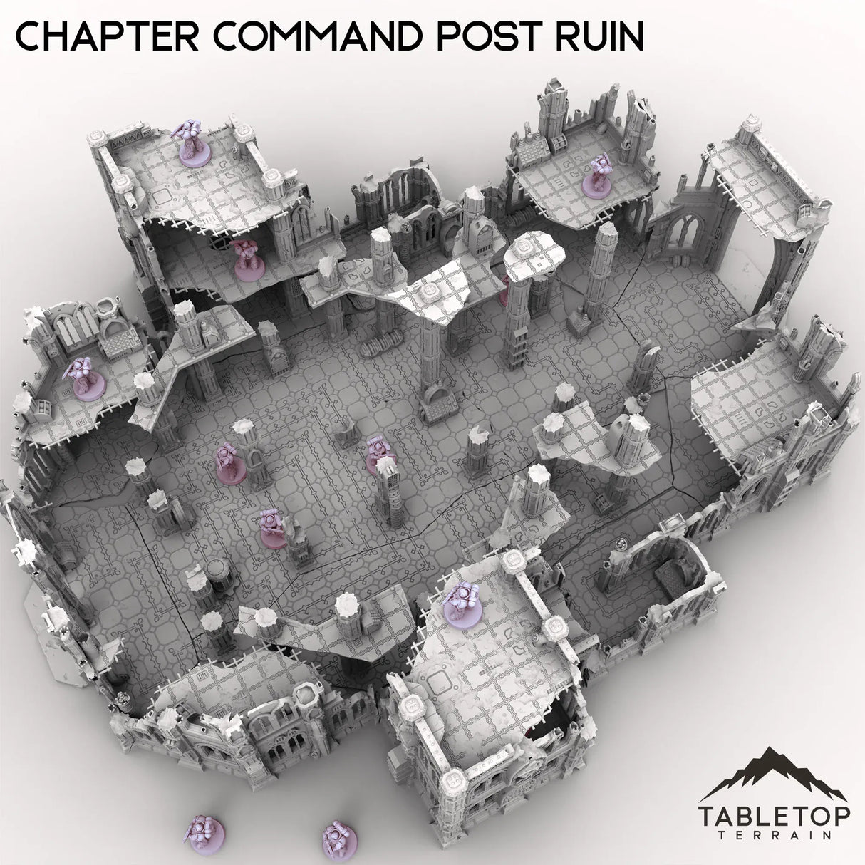 Tabletop Terrain Ruins Chapter Command Post Ruin