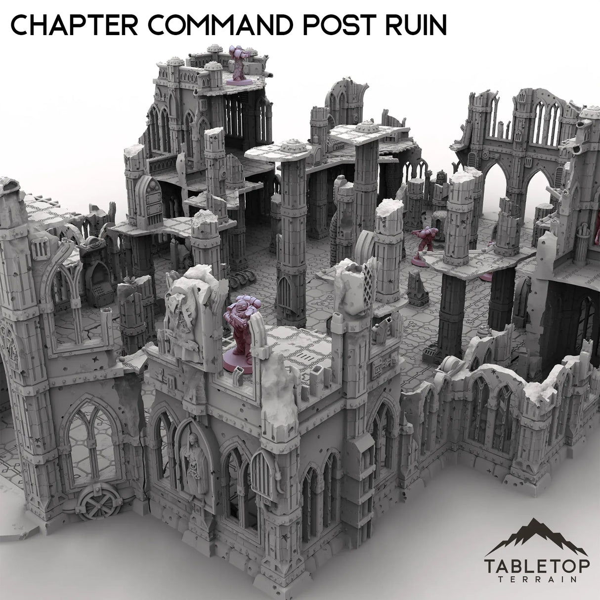 Tabletop Terrain Ruins Chapter Command Post Ruin