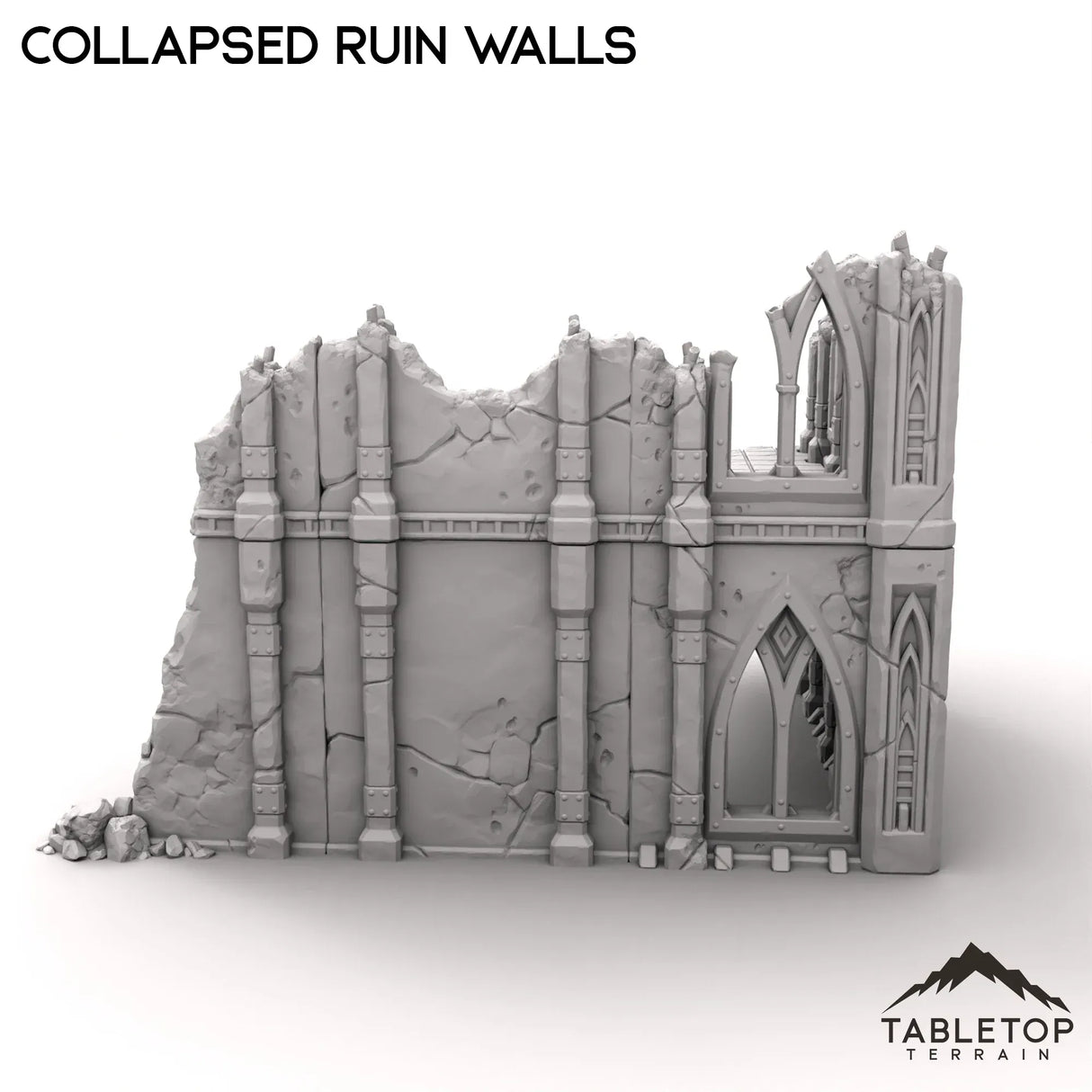 Tabletop Terrain Ruins Collapsed Ruin Walls