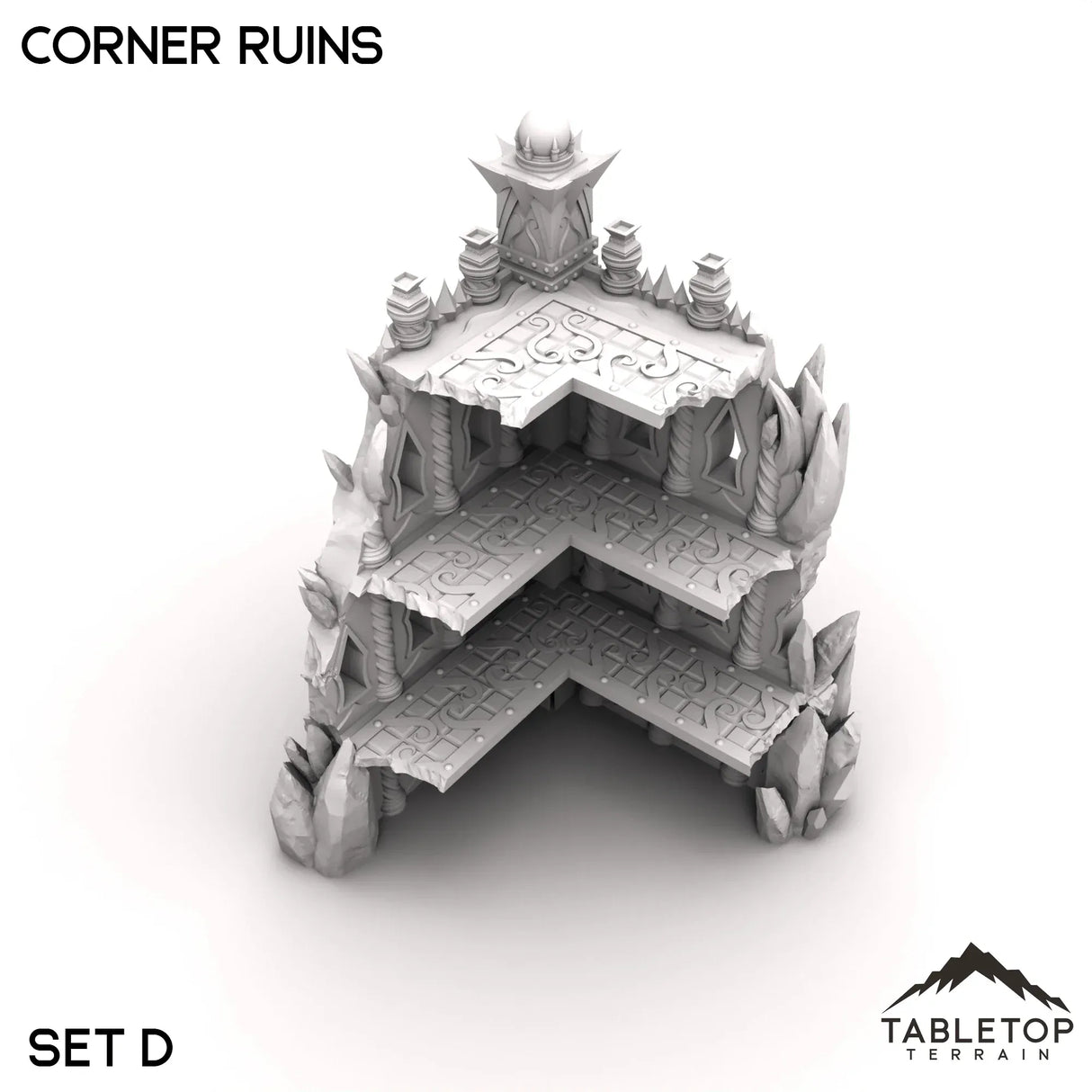 Tabletop Terrain Ruins Corner Ruins - Ithyria, World of Change