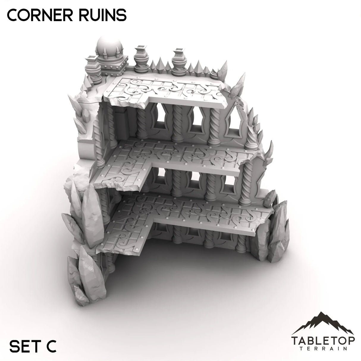 Tabletop Terrain Ruins Corner Ruins - Ithyria, World of Change