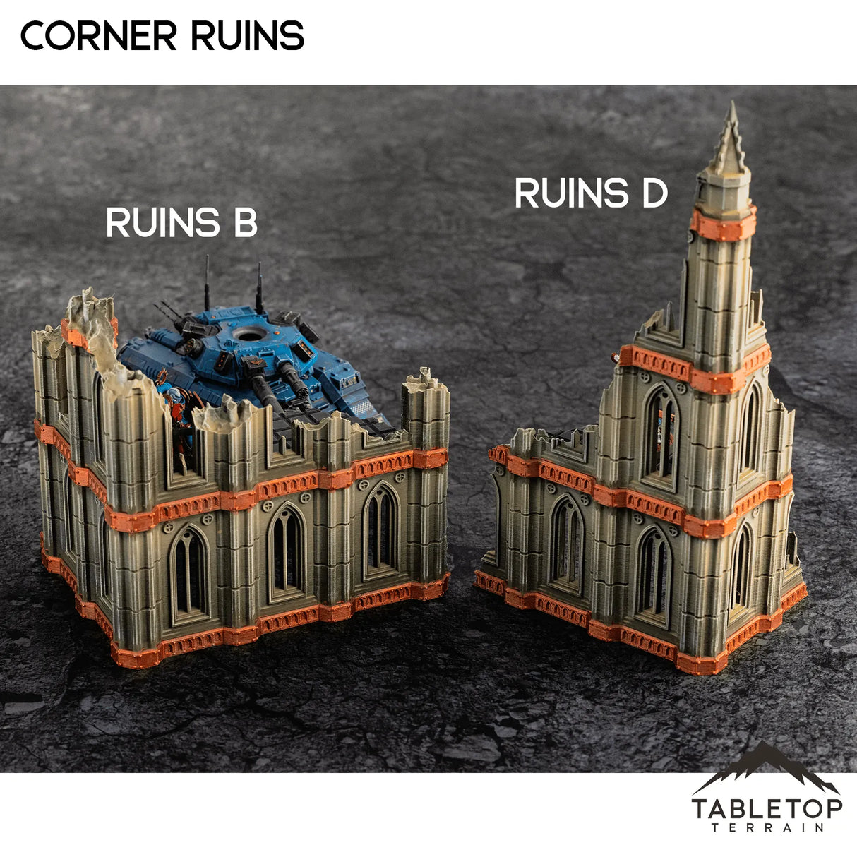 Tabletop Terrain Ruins Corner Ruins - The Desolation of Emerita