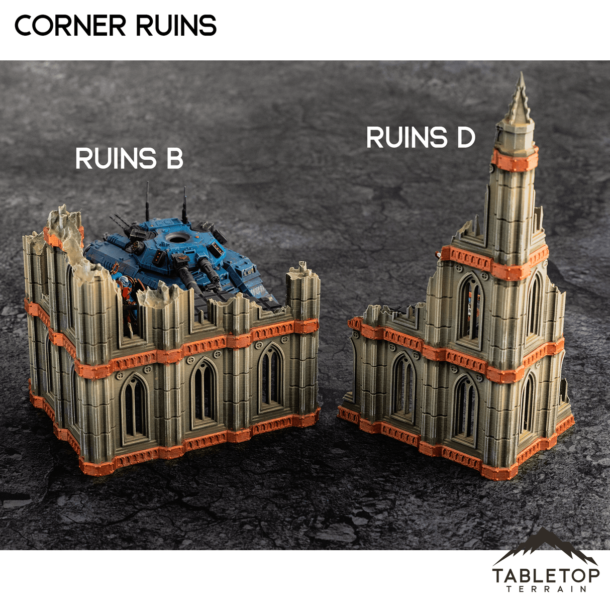Tabletop Terrain Ruins Corner Ruins - The Desolation of Emerita