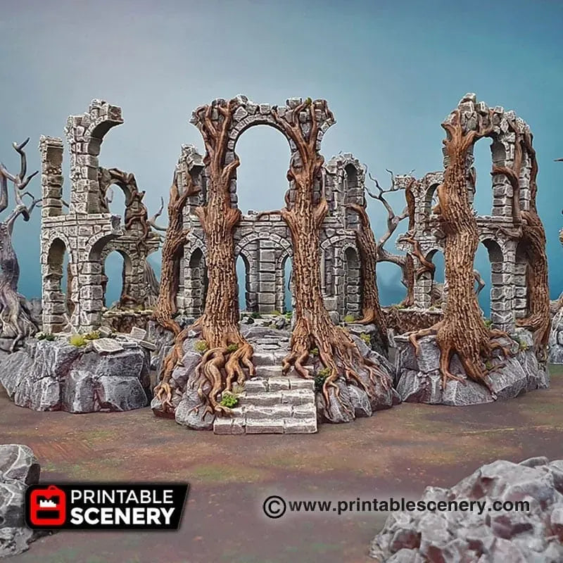 Tabletop Terrain Ruins Court of the Shadow King - Fantasy Terrain
