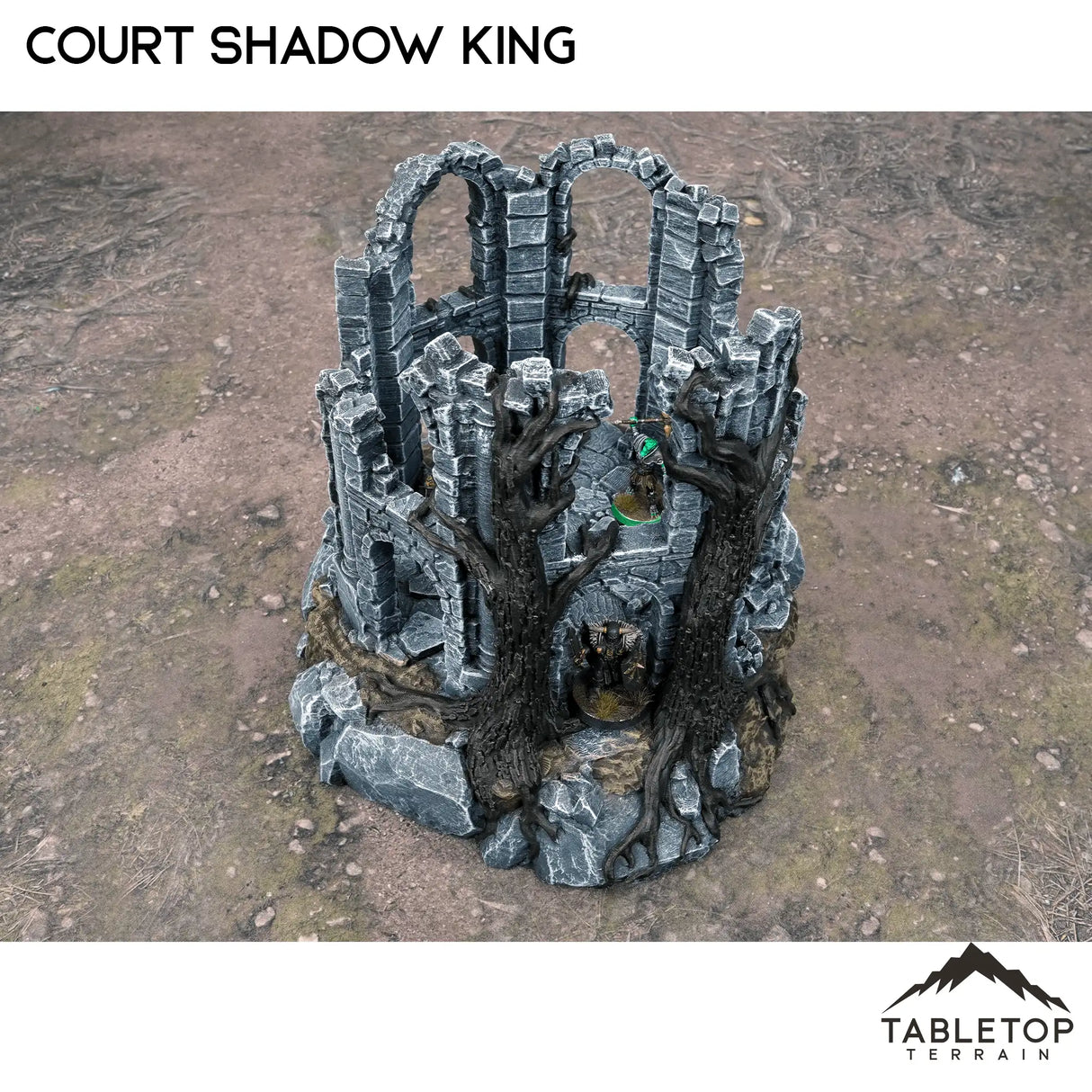 Tabletop Terrain Ruins Court of the Shadow King - Fantasy Terrain