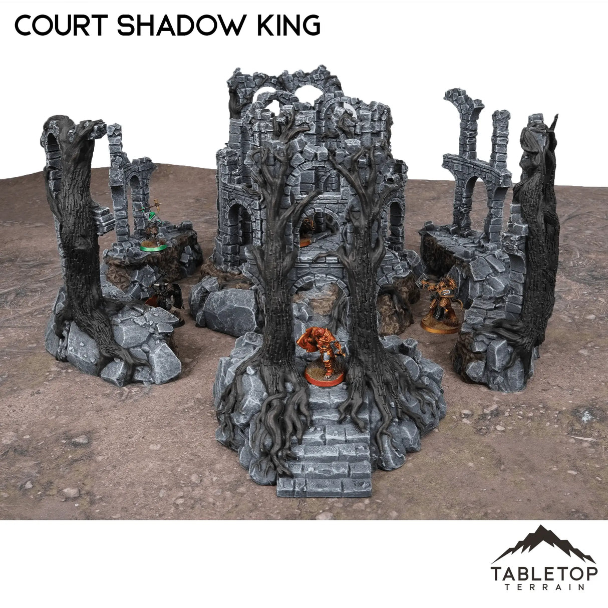 Tabletop Terrain Ruins Court of the Shadow King - Fantasy Terrain
