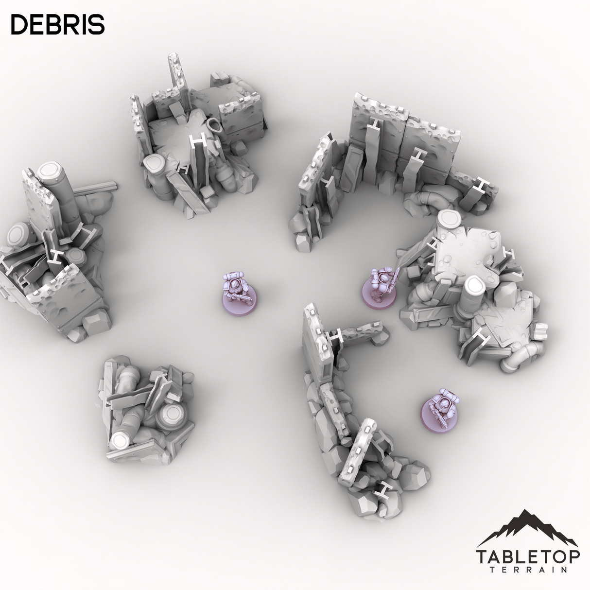 Tabletop Terrain Ruins Debris