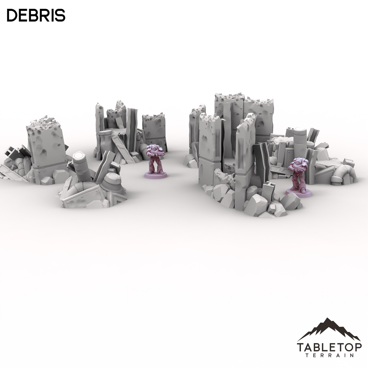 Tabletop Terrain Ruins Debris