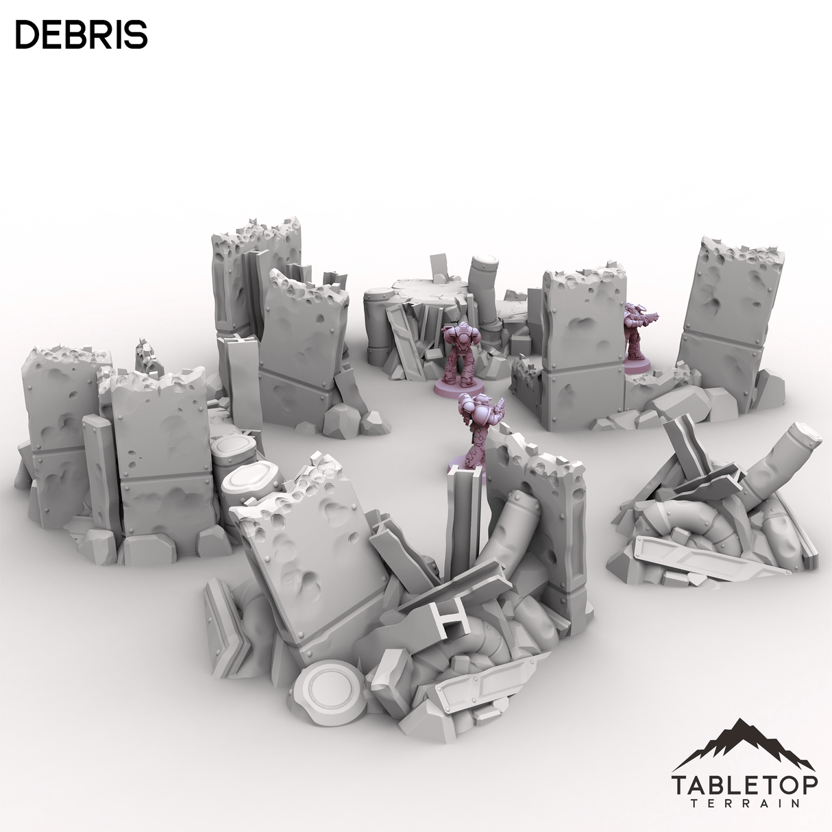 Tabletop Terrain Ruins Debris