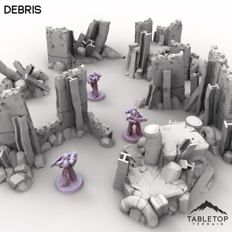 Tabletop Terrain Ruins Debris
