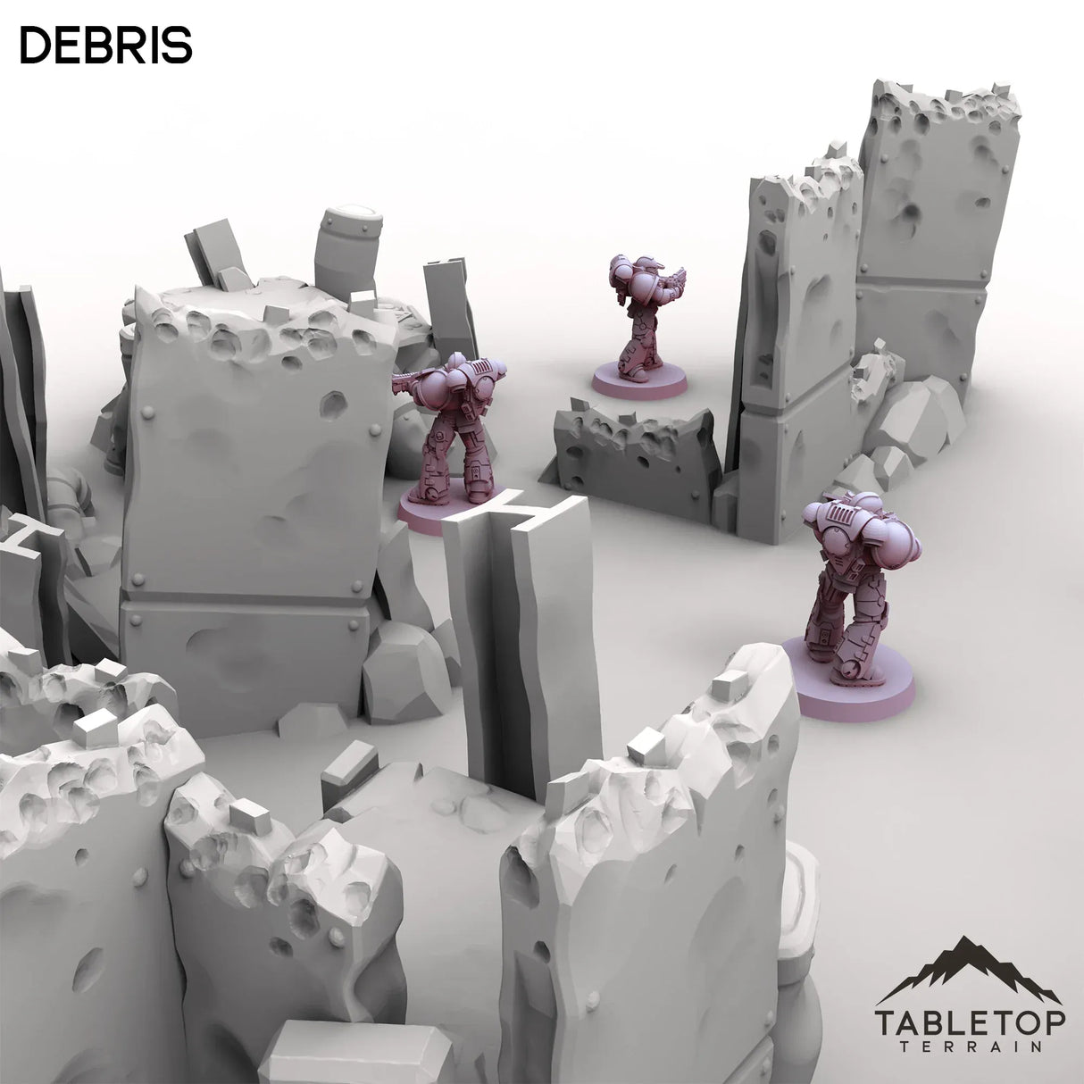 Tabletop Terrain Ruins Debris