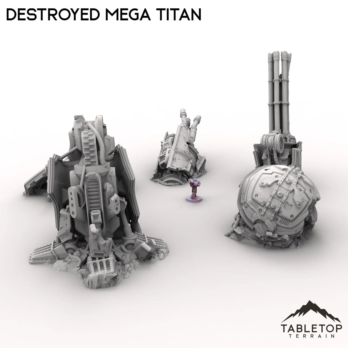 Tabletop Terrain Ruins Destroyed Mega Titan