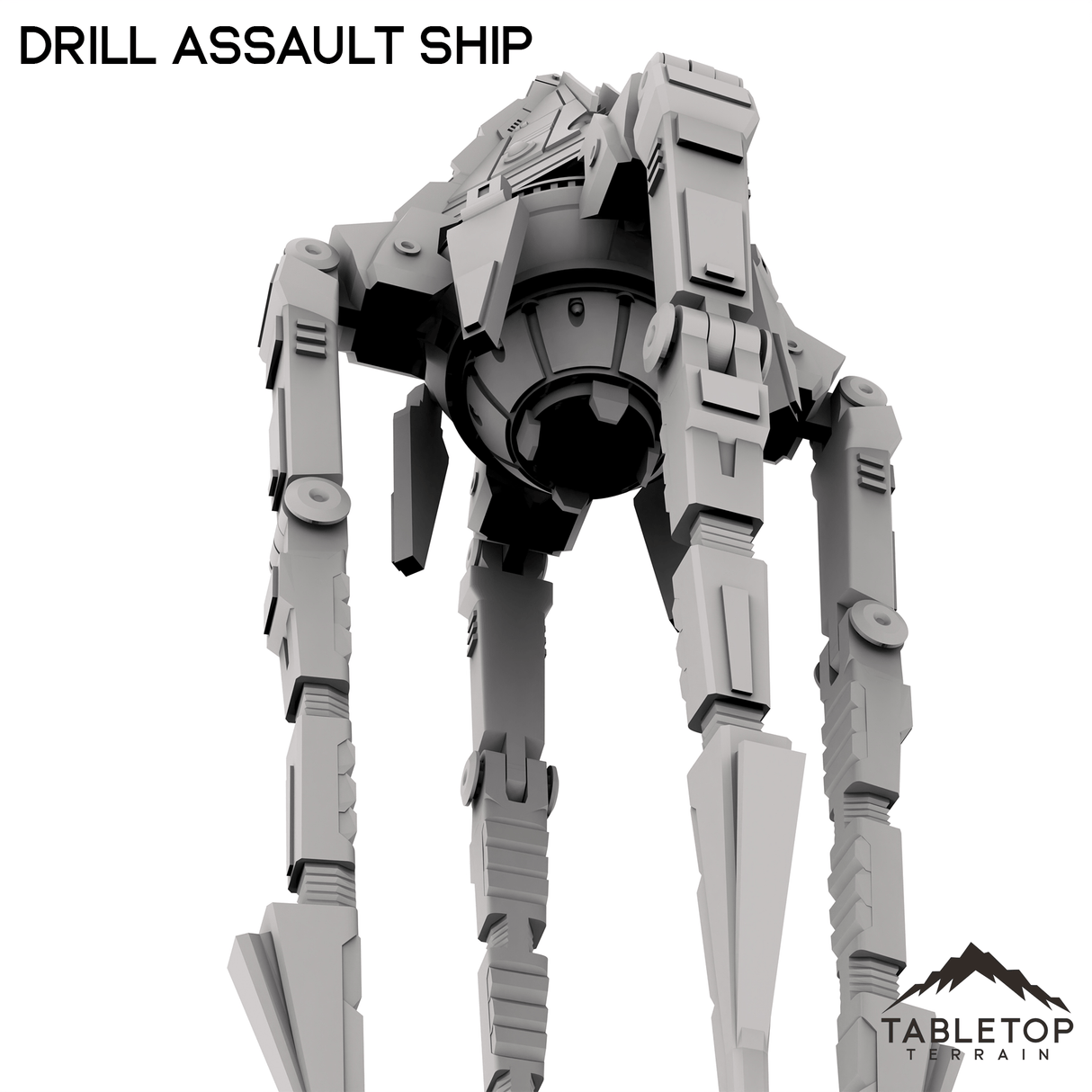 Tabletop Terrain Ruins Drill Assault Ship - To'ka Station