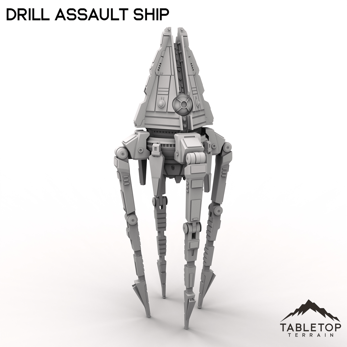 Tabletop Terrain Ruins Drill Assault Ship - To'ka Station