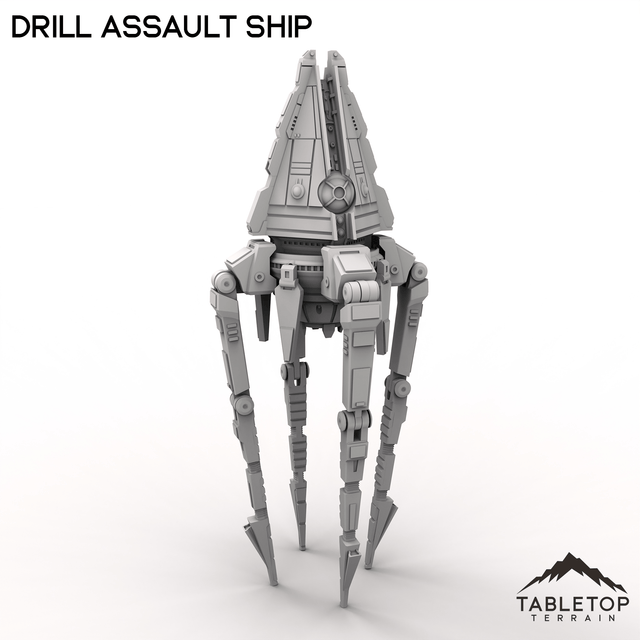 Tabletop Terrain Ruins Drill Assault Ship - To'ka Station