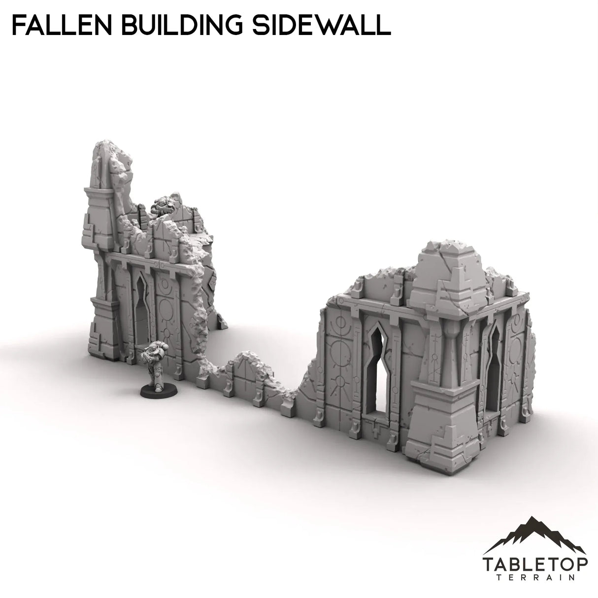 Tabletop Terrain Ruins Fallen Building Sidewall