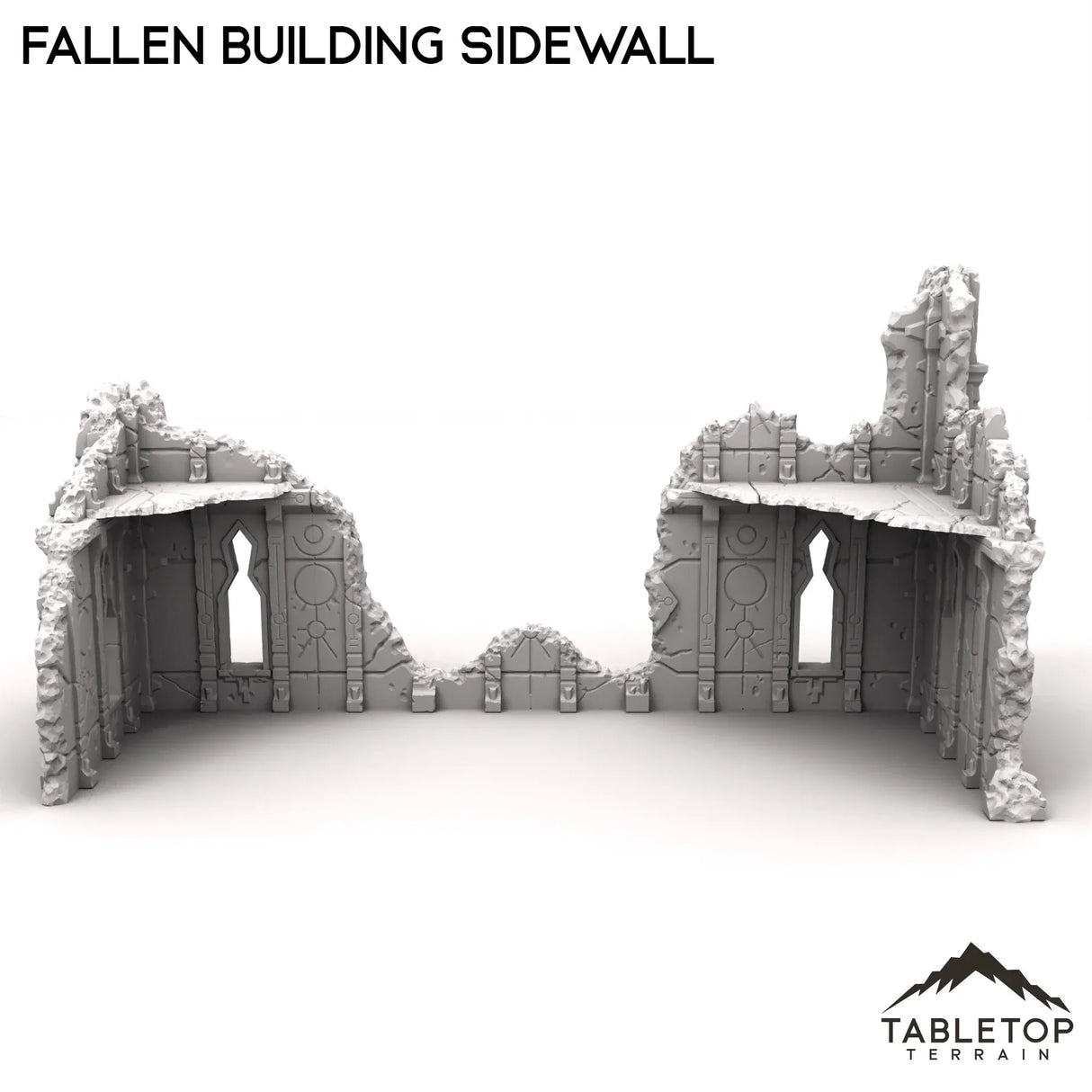 Tabletop Terrain Ruins Fallen Building Sidewall