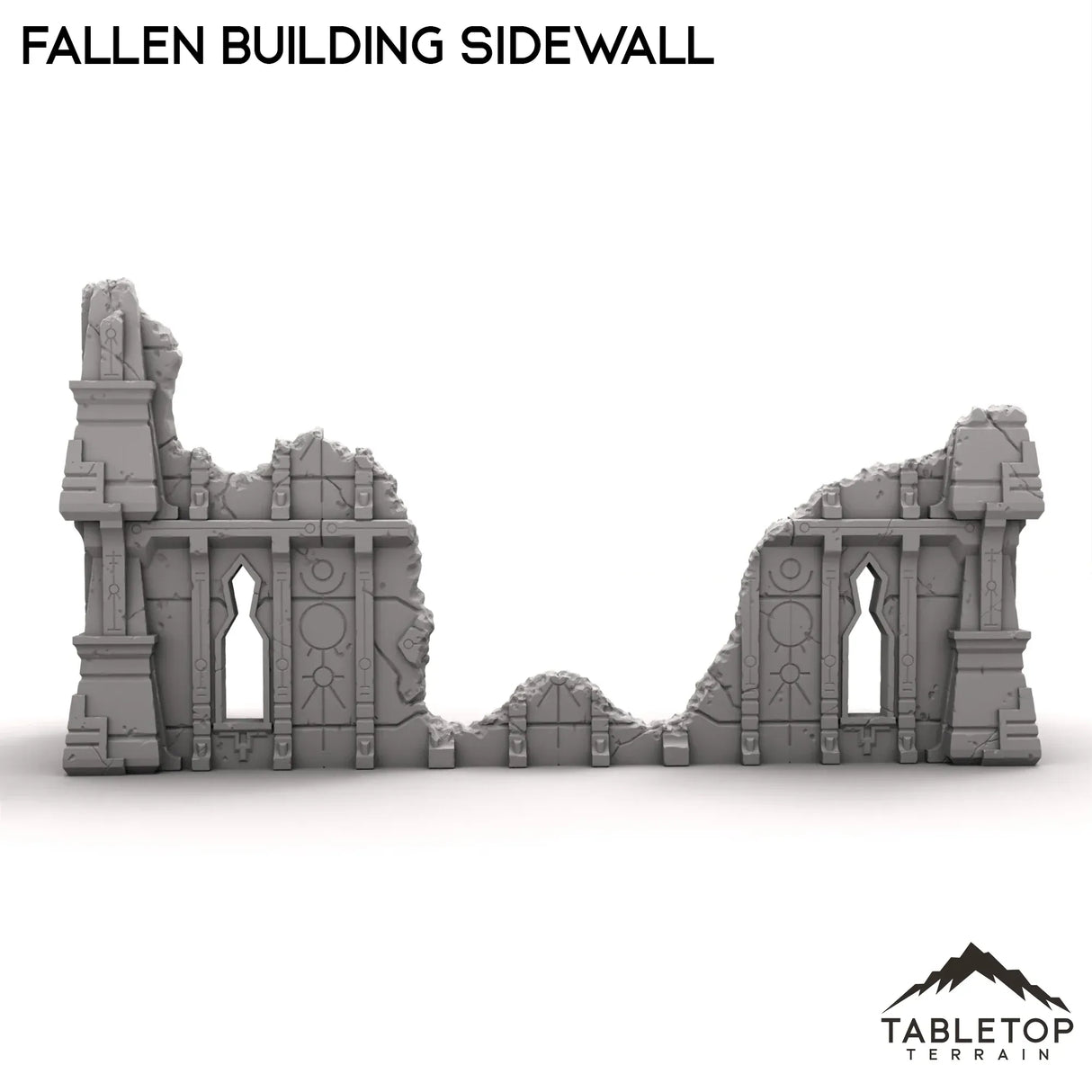 Tabletop Terrain Ruins Fallen Building Sidewall