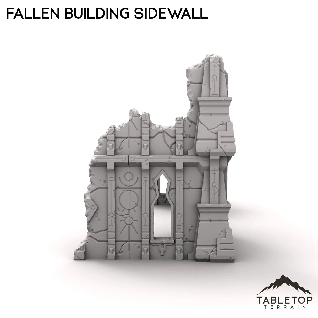 Tabletop Terrain Ruins Fallen Building Sidewall