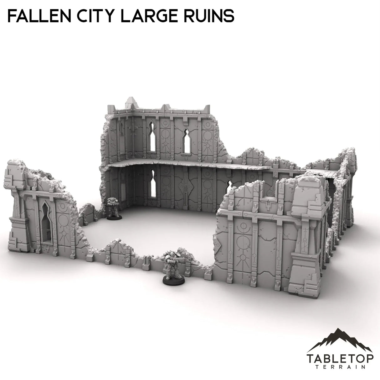 Tabletop Terrain Ruins Fallen City Large Ruins