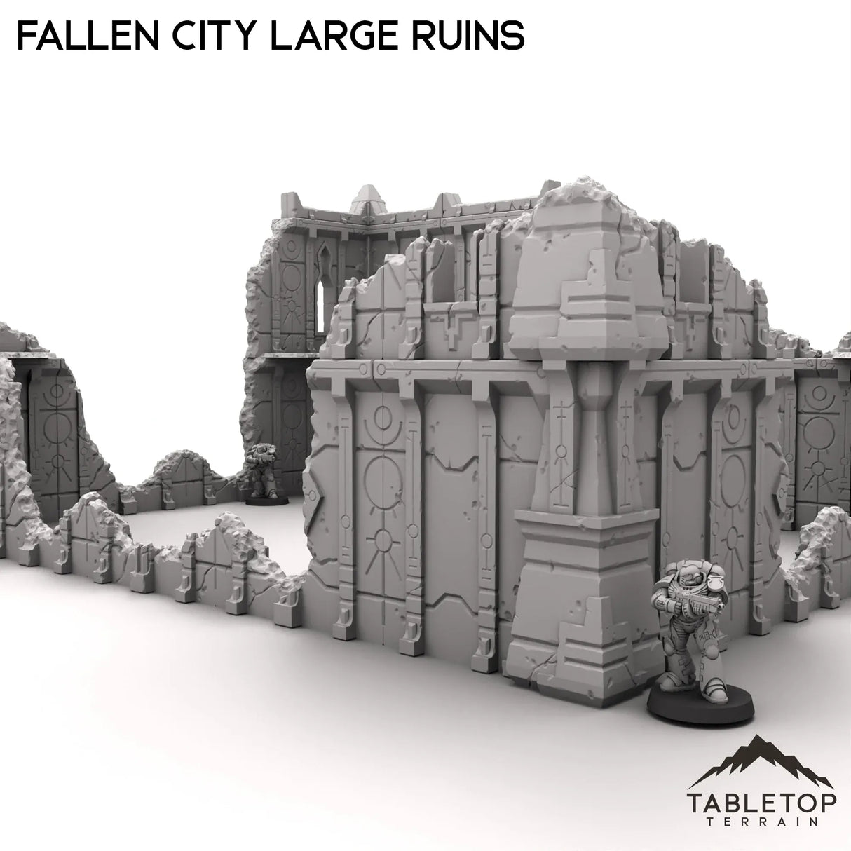 Tabletop Terrain Ruins Fallen City Large Ruins