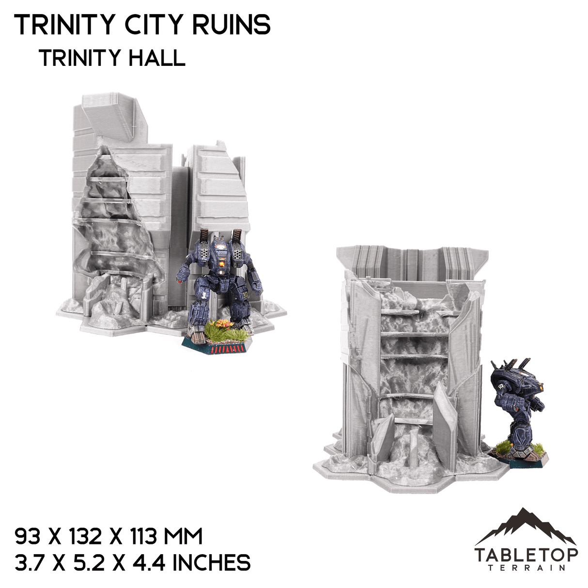 Tabletop Terrain Ruins HEXTECH Trinity City Ruins - 6mm