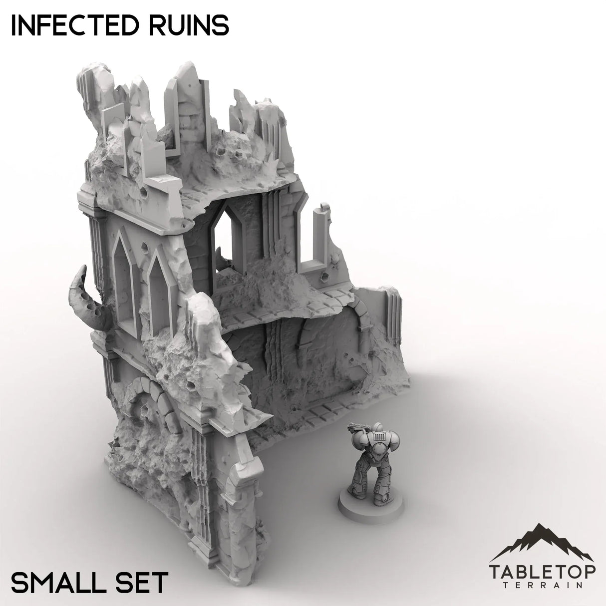 Tabletop Terrain Ruins Infected Ruins