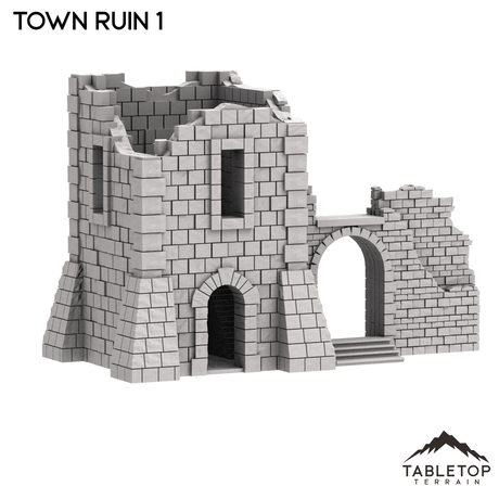 Tabletop Terrain Ruins Monte Cassino Town Ruin 1