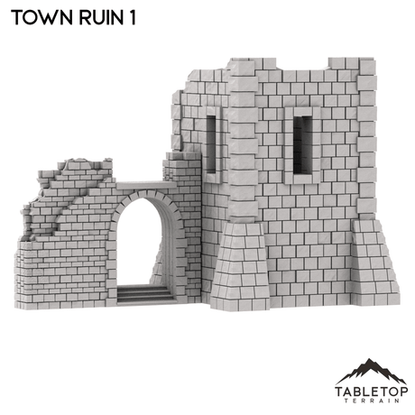 Tabletop Terrain Ruins Monte Cassino Town Ruin 1