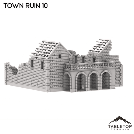 Tabletop Terrain Ruins Monte Cassino Town Ruin 10