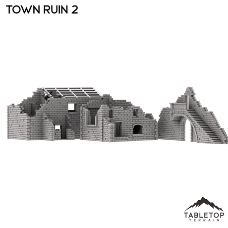 Tabletop Terrain Ruins Monte Cassino Town Ruin 2