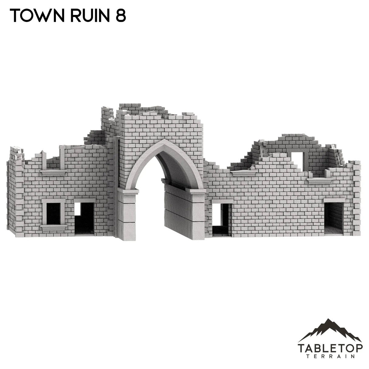 Tabletop Terrain Ruins Monte Cassino Town Ruin 8